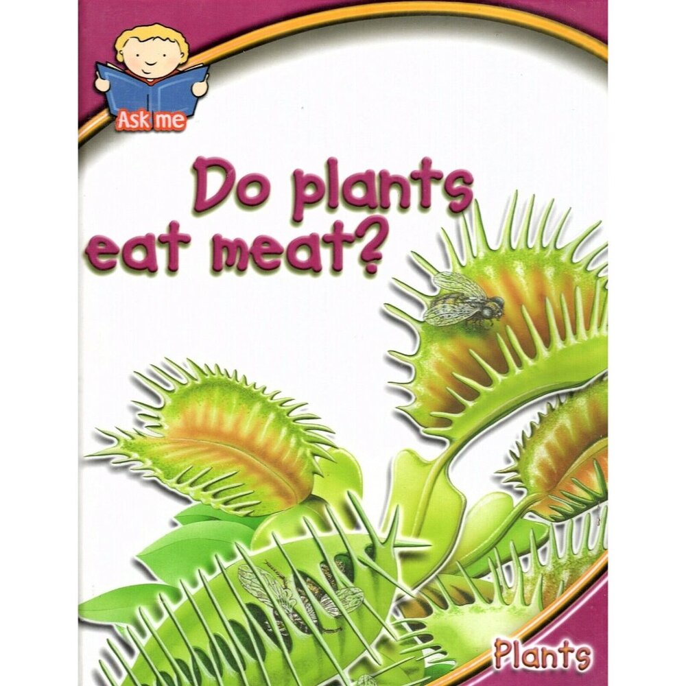 Ask Me Books Do Plants Eat Meat? Plants Childrens Hardcover Science Book New